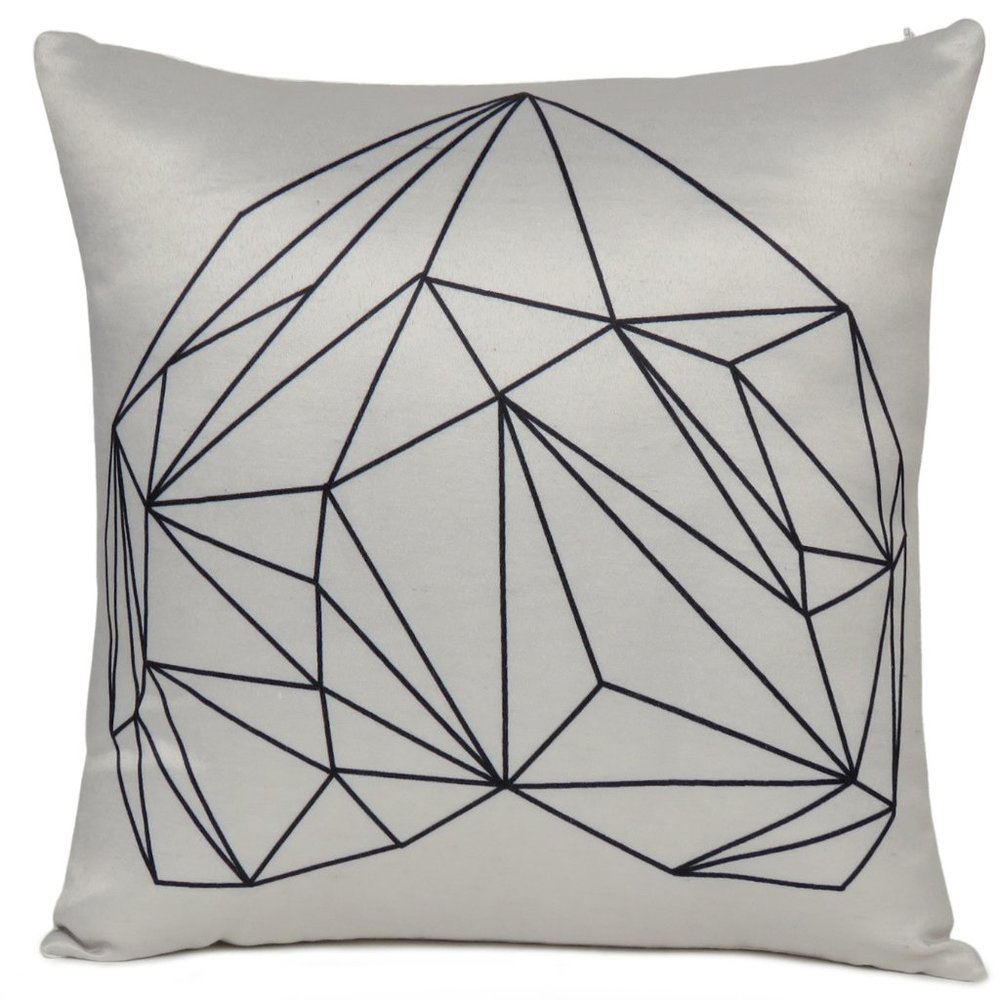 Oussum Geometric Digital Print Cushion Pillow Cover Pillow Case Home Decorative